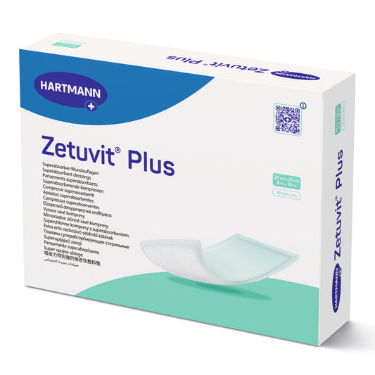 Super Absorbent Dressing Zetuvit® Plus Without Adhesive 8 X 10 Inch Rectangle