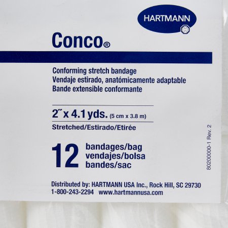 Conforming Bandage Conco® 2 Inch X 4-1/10 Yard 1-Ply NonSterile 12 per Pack