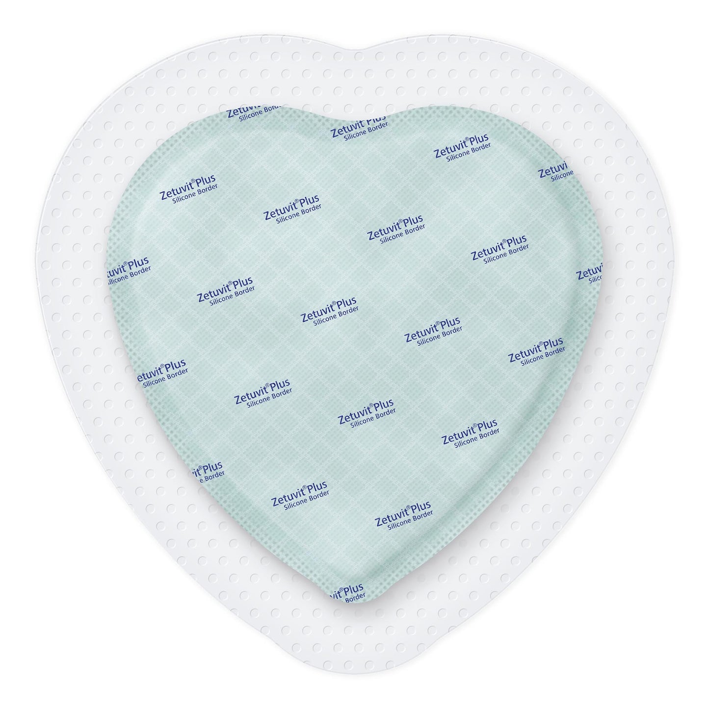 Super Absorbent Dressing Zetuvit® Plus Silicone Border Silicone Adhesive 7 X 7 Inch Sacral