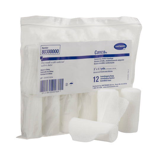 Conforming Bandage Conco® 3 Inch X 4-1/10 Yard 1-Ply NonSterile 12 per Pack