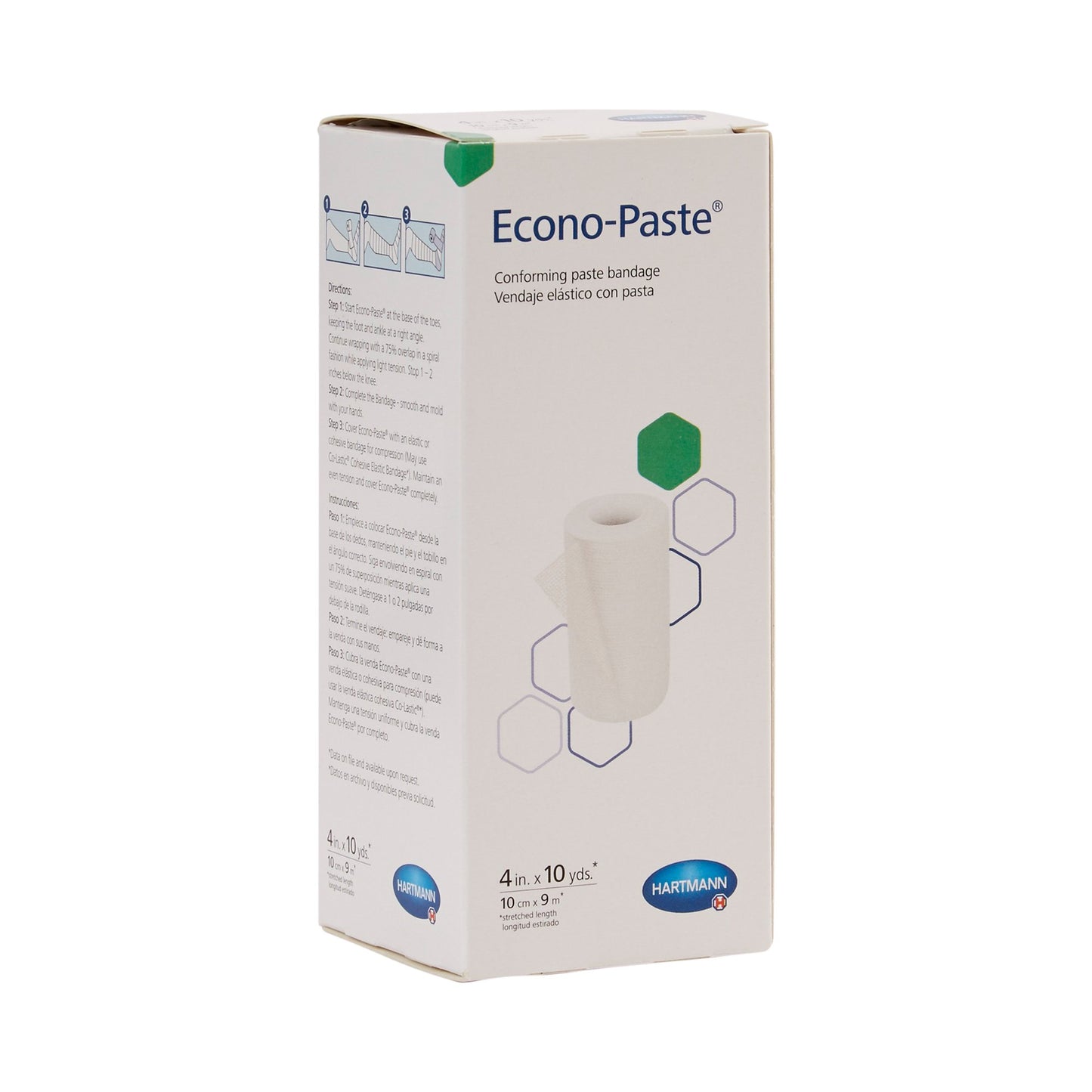 Unna Boot Econo-Paste® Zinc Oxide 4 Inch X 10 Yard