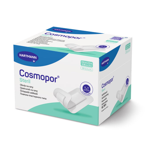 Island Dressing Cosmopor® Steril 2 X 2- 4/5 Inch Rectangle Sterile Water Resistant Backing