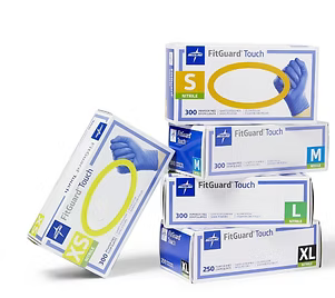 FitGuard Touch Powder-Free Nitrile Exam Gloves