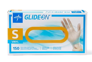 Glide-On Powder-Free Vinyl Exam Gloves