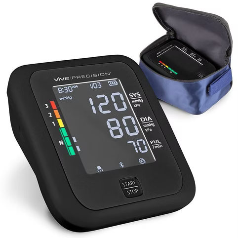 Blood Pressure Monitor Single Button Smart Phone Compatible