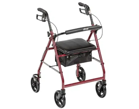 Aluminum Rollator, 7.5″ Casters
