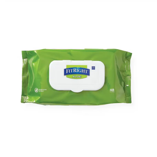 FitRight Aloe Personal Cleansing Wipes