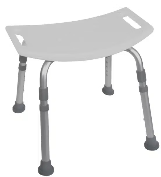 Deluxe Aluminum Shower Bench without Back